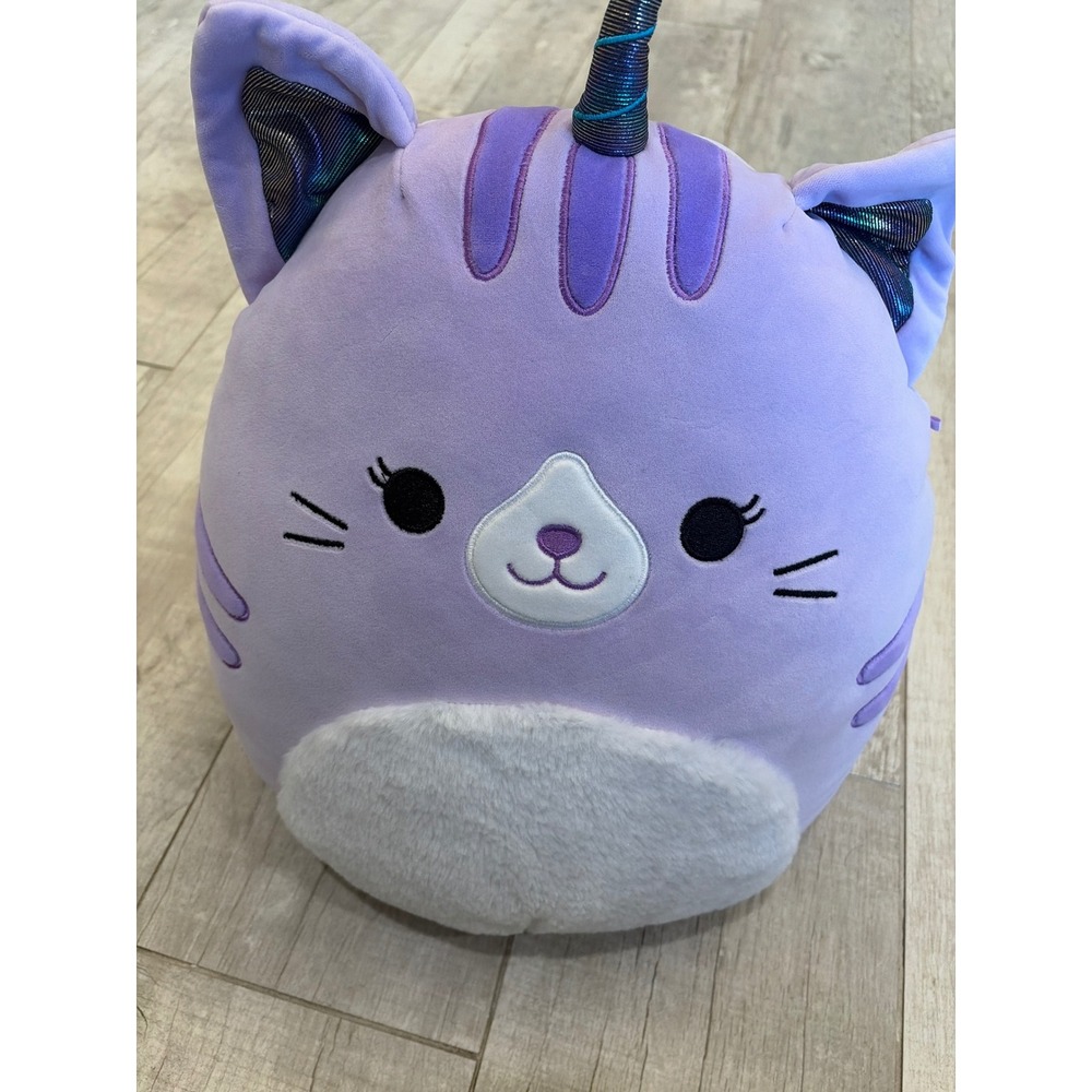 Squishmallows Anca the Caticorn Purple Lavender 12 Inch Plush Unicorn Cat Toy